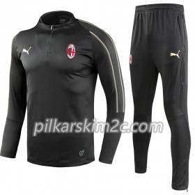 AC Milan Komplet Bluzy Treningowe Czarny 2018-2019